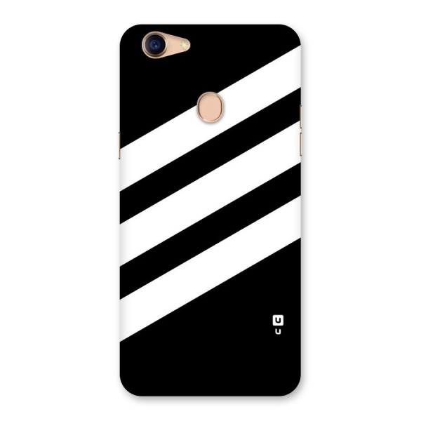 Diagonal Classic Stripes Back Case for Oppo F5 Youth